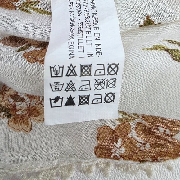 Zara Boho Floral Crochet Top Womens XS Cottagecore Fairy Romantic Blouse NWT - Picture 14 of 16